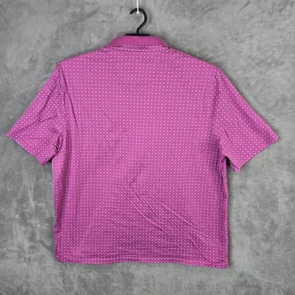 Mens Jos. A. Bank Traveler Pink & Blue Polo Shirt 100% Cotton Short Sleeve XXL - Picture 4 of 7